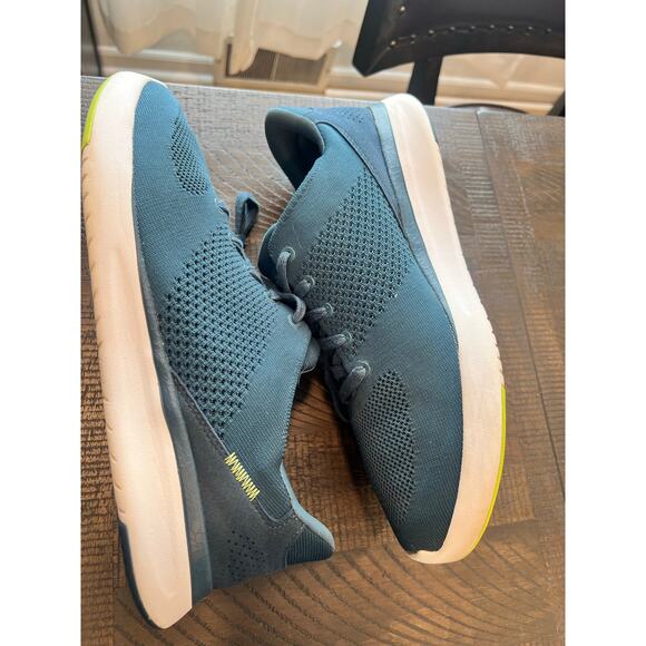 Kizik Men's Lima Dark Teal Mesh Sneaker Hands Free - Picture 9 of 10